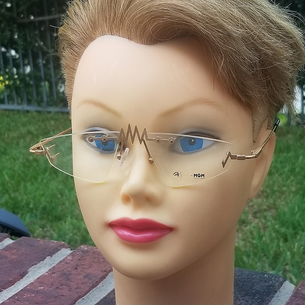 Vintage Amazing Rare Artsy European Eyewear by MGM Optik Germany - Picture 3 of 16
